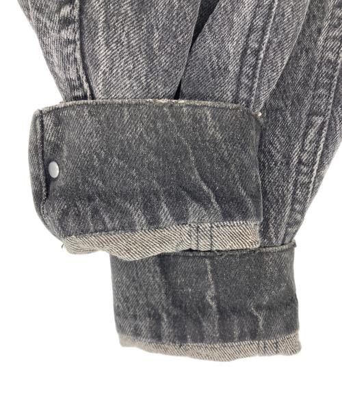 LEE（リー）LEE (リー) ［古着］220-J ケミカルウォッシュ デニムジャケット ブラック サイズ:XLの古着・服飾アイテム