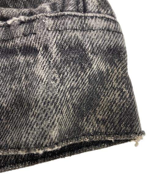 LEE（リー）LEE (リー) ［古着］220-J ケミカルウォッシュ デニムジャケット ブラック サイズ:XLの古着・服飾アイテム