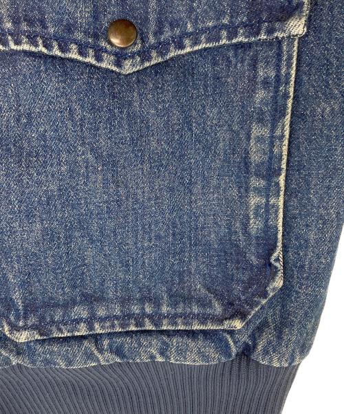 POLO RALPH LAUREN（ポロ・ラルフローレン）POLO RALPH LAUREN (ポロ・ラルフローレン) ［古着］G-1 Denim Flight Jacket インディゴ サイズ:Lの古着・服飾アイテム