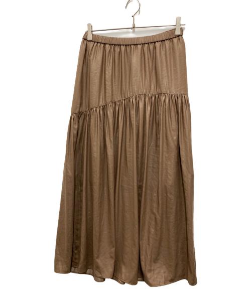 Whim Gazette（ウィムガゼット）Whim Gazette (ウィムガゼット) ヴィンテージタフタスカート グレー サイズ:FREEの古着・服飾アイテム