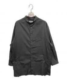 Yohji Yamamoto pour homme（ヨウジヤマモト プールオム）の古着「前タブスペアカラーB シャツ」｜ブラック