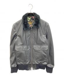 SUPREME×Schott（シュプリーム×ショット）の古着「Leather A-2 Flight Jacket」｜ブラック