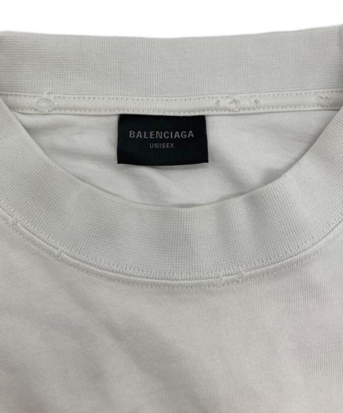 BALENCIAGA（バレンシアガ）BALENCIAGA (バレンシアガ) DIY college Tシャツ ホワイト サイズ:Mの古着・服飾アイテム
