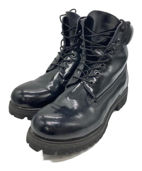 Timberland（ティンバーランド）Timberland (ティンバーランド) エナメル プレミアムウォータープルーフブーツ ブラック サイズ:8.5の古着・服飾アイテム