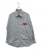 DIESELディーゼル）の古着「S-DOUBLY-STRIPE-NW」｜ブルー