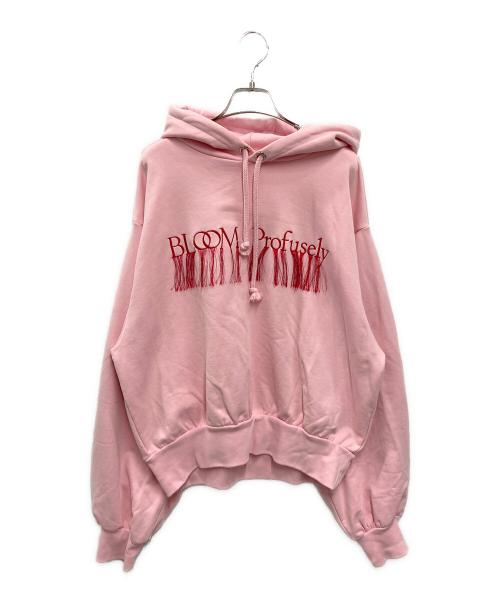 MAISON SPECIAL（メゾンスペシャル）MAISON SPECIAL (メゾンスペシャル) BLOOM Embroidery Logo Hoodie ピンク サイズ:FREEの古着・服飾アイテム
