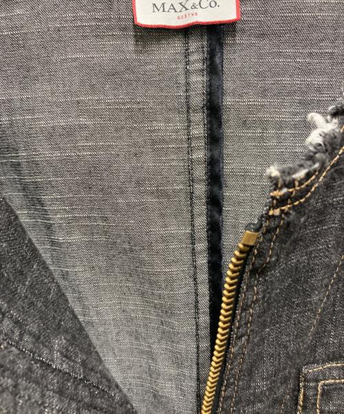 MAX&Co.（マックスアンドコー）MAX&Co. (マックスアンドコー) デニムジャケット インディゴ サイズ:40の古着・服飾アイテム