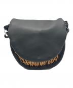 ebagosエバゴス）の古着「フニュシュリンク・ボディーバッグS」｜ブラック×ベージュ