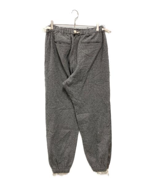 Midorikawa（ミドリカワ）Midorikawa (ミドリカワ) ウールアルパカイージーパンツ グレー サイズ:Lの古着・服飾アイテム