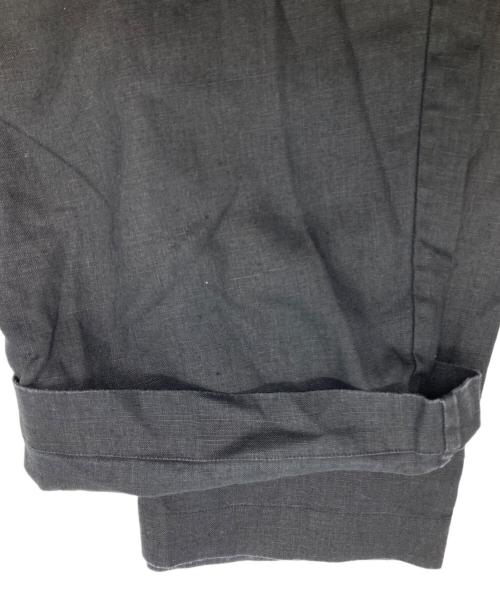 PHOEBE ENGLISH（フィビーイングリッシュ）PHOEBE ENGLISH (フィビーイングリッシュ) リネンパンツ ブラック サイズ:Sの古着・服飾アイテム