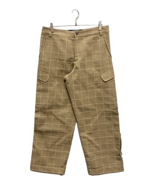 jacquemus（ジャックムス）JACQUEMUS (ジャックムス) ワイドカーゴパンツ ベージュ サイズ:52の古着・服飾アイテム