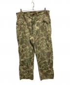 VINTAGE MILITARYヴィンテージ ミリタリー）の古着「［古着］Duckhunter camouflage cargo pants」｜グリーン