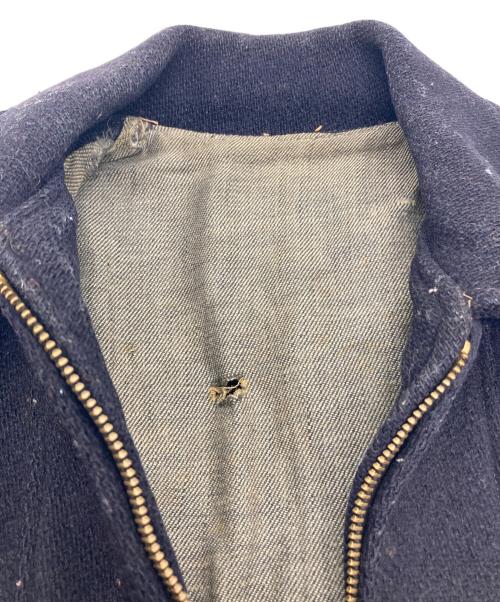 VINTAGE（ヴィンテージ）VINTAGE (ヴィンテージ) ［古着］ヴィンテージウールスポーツジャケット ネイビー サイズ:記載なしの古着・服飾アイテム