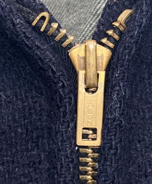 VINTAGE（ヴィンテージ）VINTAGE (ヴィンテージ) ［古着］ヴィンテージウールスポーツジャケット ネイビー サイズ:記載なしの古着・服飾アイテム