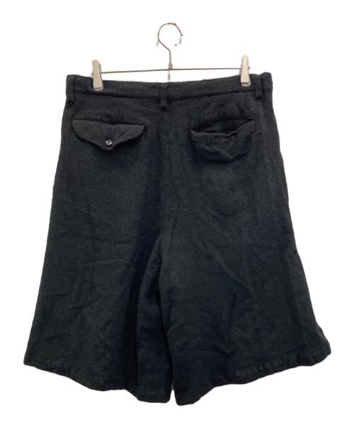 COMME des GARCONS SHIRT（コムデギャルソンシャツ）COMME des GARCONS SHIRT (コムデギャルソンシャツ) ウールナイロンプリーツショーツ ブラック サイズ:Mの古着・服飾アイテム