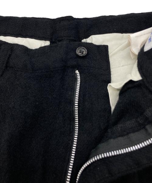 COMME des GARCONS SHIRT（コムデギャルソンシャツ）COMME des GARCONS SHIRT (コムデギャルソンシャツ) ウールナイロンプリーツショーツ ブラック サイズ:Mの古着・服飾アイテム