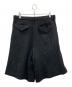 COMME des GARCONS SHIRT (コムデギャルソンシャツ) ウールナイロンプリーツショーツ ブラック サイズ:M：15000円