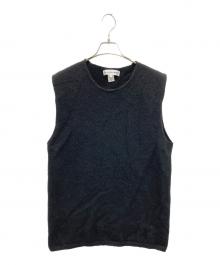 COMME des GARCONS SHIRT（コムデギャルソンシャツ）の古着「ニットベスト」｜ブラック