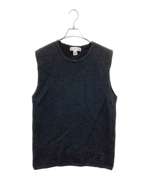 COMME des GARCONS SHIRT（コムデギャルソンシャツ）COMME des GARCONS SHIRT (コムデギャルソンシャツ) ニットベスト ブラック サイズ:Lの古着・服飾アイテム