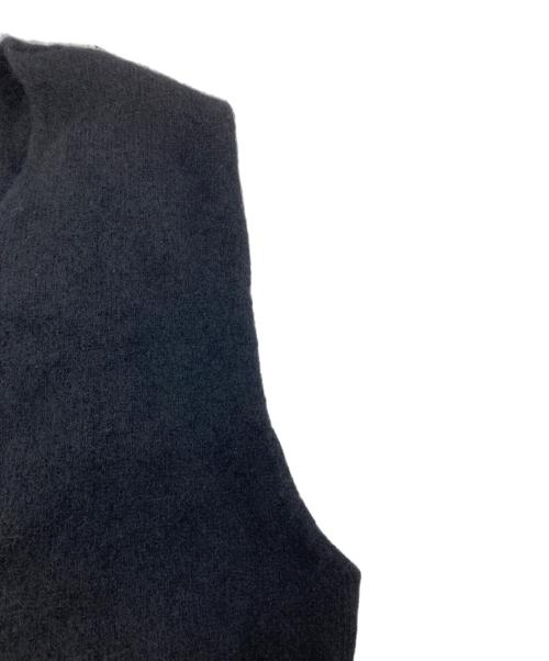 COMME des GARCONS SHIRT（コムデギャルソンシャツ）COMME des GARCONS SHIRT (コムデギャルソンシャツ) ニットベスト ブラック サイズ:Lの古着・服飾アイテム