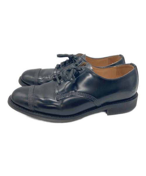 SANDERS（サンダース）SANDERS (サンダース) FEMALE MILITARY DERBY SHOE ブラック サイズ:4の古着・服飾アイテム