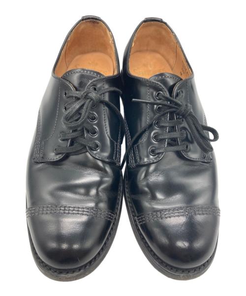 SANDERS（サンダース）SANDERS (サンダース) FEMALE MILITARY DERBY SHOE ブラック サイズ:4の古着・服飾アイテム