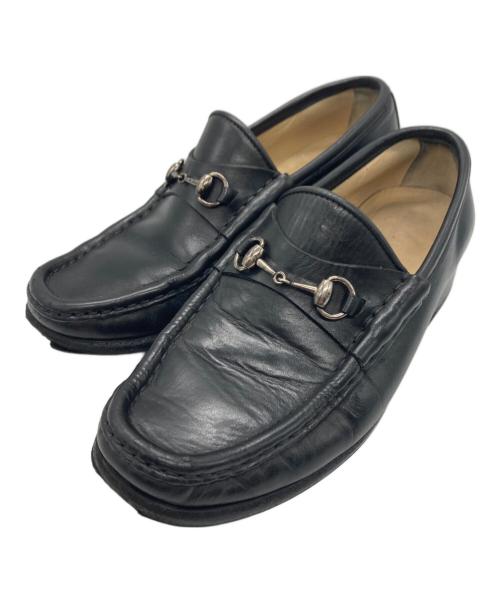 GUCCI（グッチ）GUCCI (グッチ) ビットローファー ブラック サイズ:35 1/2の古着・服飾アイテム