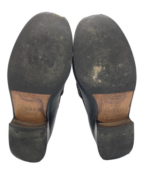 GUCCI（グッチ）GUCCI (グッチ) ビットローファー ブラック サイズ:35 1/2の古着・服飾アイテム