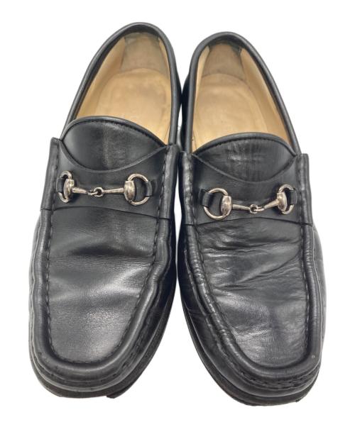 GUCCI（グッチ）GUCCI (グッチ) ビットローファー ブラック サイズ:35 1/2の古着・服飾アイテム