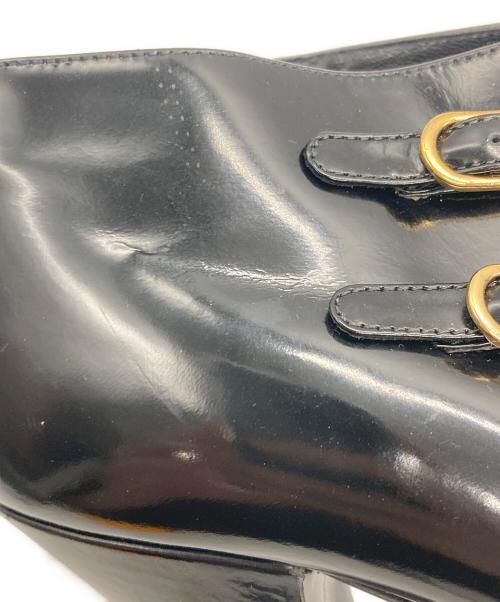 DOLCE & GABBANA（ドルチェ＆ガッバーナ）DOLCE & GABBANA (ドルチェ＆ガッバーナ) ショートブーツ ブラック サイズ:40の古着・服飾アイテム