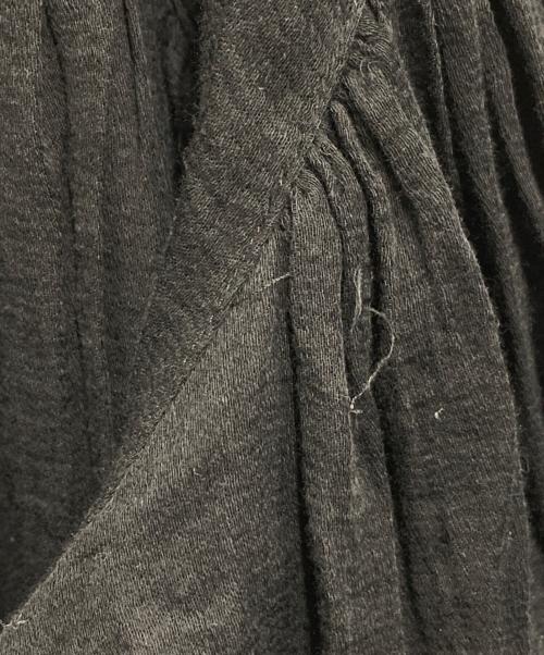 Curensology（カレンソロジー）Curensology (カレンソロジー) コットンギャザーブラウス ブラック サイズ:FREEの古着・服飾アイテム