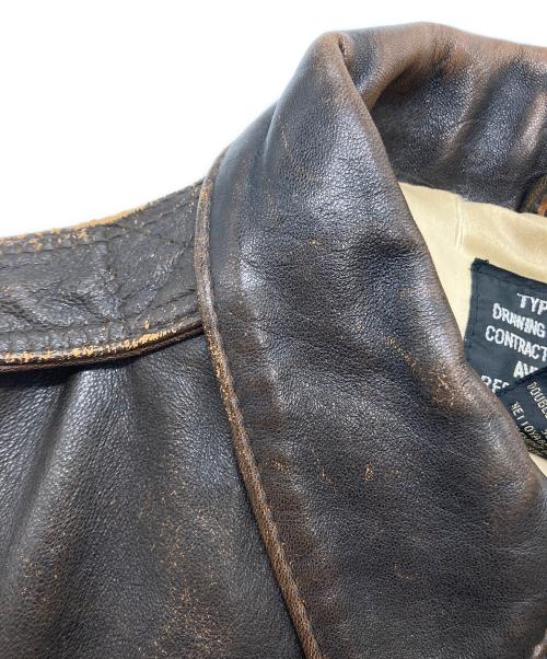 AVIREX（アヴィレックス）AVIREX (アヴィレックス) ［古着］A-2フライトジャケット ブラウン サイズ:Sの古着・服飾アイテム