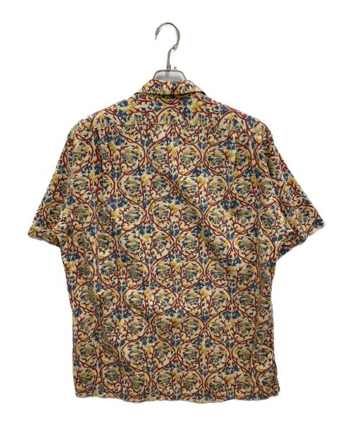 POLO RALPH LAUREN（ポロ・ラルフローレン）POLO RALPH LAUREN (ポロ・ラルフローレン) CALDWELL オープンカラー半袖総柄シャツ ベージュ サイズ:Mの古着・服飾アイテム