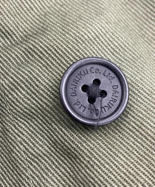 DAIRIKU（ダイリク）DAIRIKU (ダイリク) Japanese Souvenir Fatigue Jacket オリーブ サイズ:Mの古着・服飾アイテム