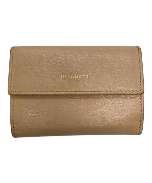 JIL SANDER（ジルサンダー）JIL SANDER (ジルサンダー) BABY WALLET ベージュの古着・服飾アイテム