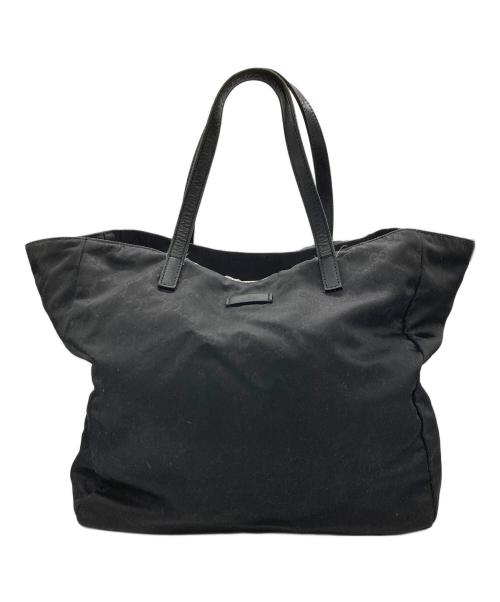 GUCCI（グッチ）GUCCI (グッチ) GGトートバッグ ブラックの古着・服飾アイテム