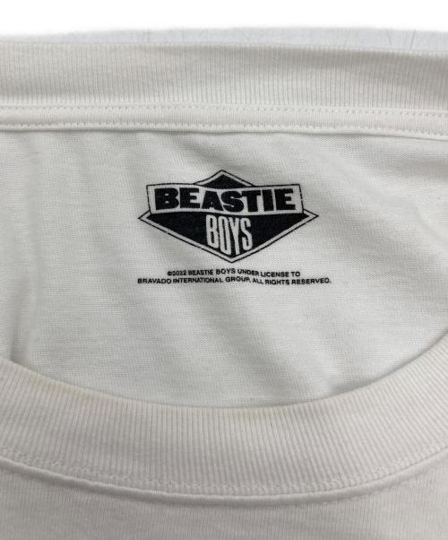 beastie boys（ビースティ・ボーイズ）beastie boys (ビースティ・ボーイズ) insonnia (インソニア) プリントTシャツ ホワイト サイズ:記載なしの古着・服飾アイテム
