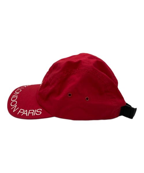 SUPREME（シュプリーム）Supreme (シュプリーム) Visor Print Camp Cap レッドの古着・服飾アイテム