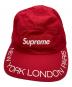Supreme (シュプリーム) Visor Print Camp Cap レッド：5000円