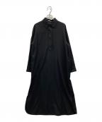 theory luxeセオリーリュクス）の古着「LT Flannel Carolieワンピース」｜ブラック
