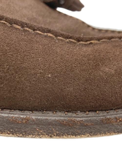 berwick（バーウィック）berwick (バーウィック) スエードタッセルローファー アイボリー サイズ:8の古着・服飾アイテム