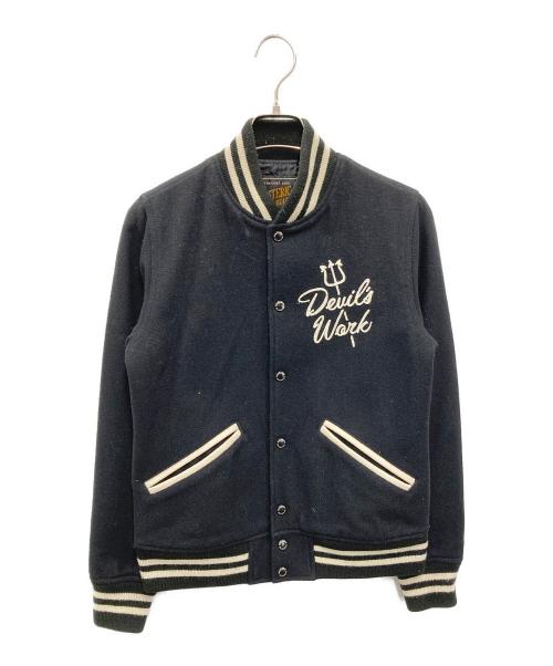 Hysteric Glamour（ヒステリックグラマー）Hysteric Glamour (ヒステリックグラマー) 刺繍スタジャン ブラック サイズ:Mの古着・服飾アイテム