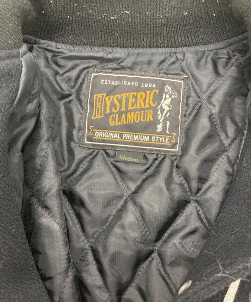 Hysteric Glamour（ヒステリックグラマー）Hysteric Glamour (ヒステリックグラマー) 刺繍スタジャン ブラック サイズ:Mの古着・服飾アイテム