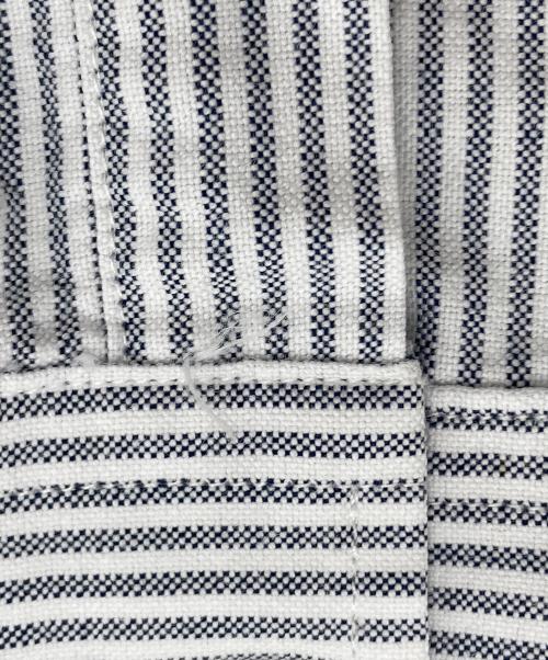 KITH（キス）KITH (キス) ストライプシャツ ブルー×ホワイト サイズ:記載なしの古着・服飾アイテム