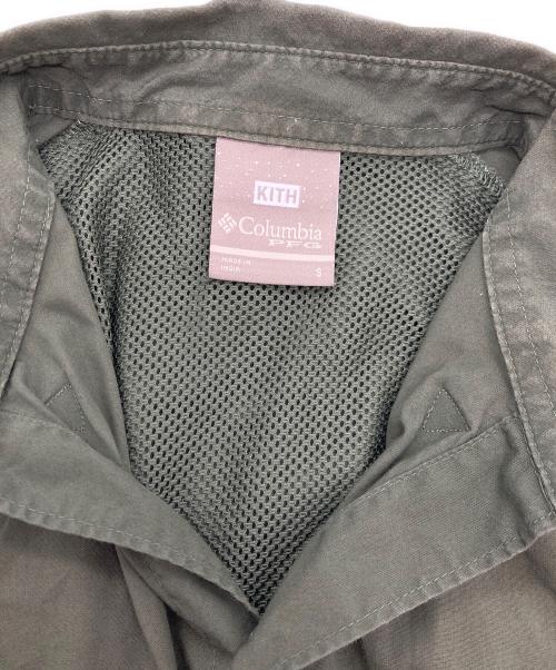 KITH（キス）KITH (キス) Columbia (コロンビア) PFG 半袖シャツ オリーブ サイズ:Sの古着・服飾アイテム