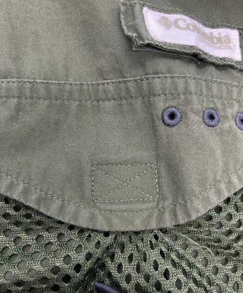 KITH（キス）KITH (キス) Columbia (コロンビア) PFG 半袖シャツ オリーブ サイズ:Sの古着・服飾アイテム