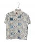 KITH（キス）の古着「Azulejo Tiles Thompson Camp Collar Shirt」｜ホワイト