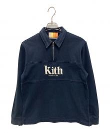 KITH（キス）の古着「Carnegie  Long Sleeve Rugby」｜ネイビー