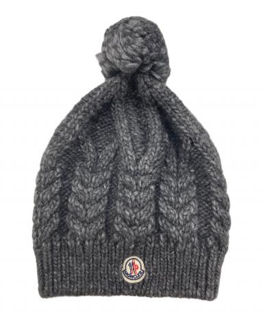 中古・古着通販】MONCLER (モンクレール) ニット帽 グレー｜ブランド