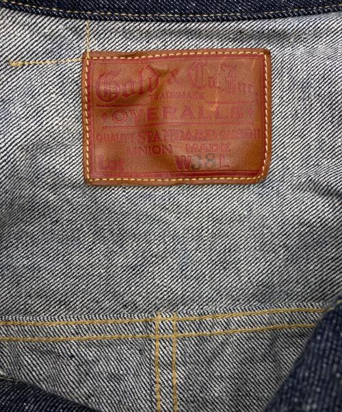gold（ゴールド）GOLD (ゴールド) RECYCLED WASTE SUVIN COTTON YARN 14oz.DENIM JACKET インディゴ サイズ:W38の古着・服飾アイテム